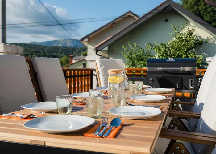 Spacious - With Terrace & Grill Daire Senozece